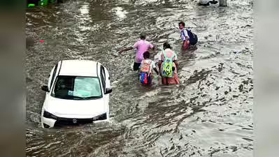 अहमदाबाद में बारिश: 12 घंटे की भारी बारिश से अहमदाबाद गहरे पानी में डूबा | अहमदाबाद समाचार