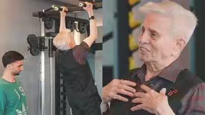 93 वर्षीय फिटनेस आइकन मधुकर तलवलकर ने सहज चिन-अप्स से इंटरनेट पर तहलका मचा दिया