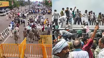 मूंग एमएसपी को लेकर एमपी के किसानों ने बैरिकेड तोड़ दिए, सीएम मोहन यादव के आवास के 1 किमी के भीतर पहुंच गए भारत समाचार