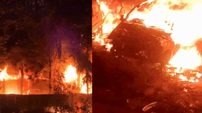 बेंगलुरु गैराज में आग लगने से लक्जरी वाहनों सहित 25 से अधिक कारें जलकर खाक हो गईं बेंगलुरु समाचार
