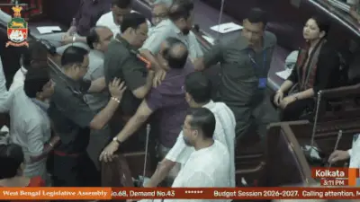 कुणाल घोष: देखें: टीएमसी विधायक कुणाल घोष को मार्शल आउट किया गया, विधानसभा में हंगामे के बाद निलंबित | भारत समाचार