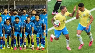 'इतिहास की किताबों के लिए एक तारीख': कोलकाता में ऐतिहासिक फुटबॉल मैच में भारत का ब्राजील से मुकाबला | फुटबॉल समाचार